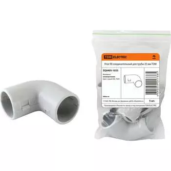Соединительный угол для трубы TDM ELECTRIC SQ0405-1033
