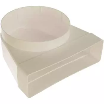 Угловой соединитель плоского воздуховода с круглым ERA 620СК16КП