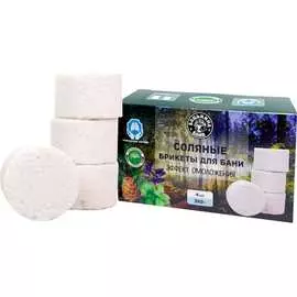 Соляные брикеты для бани Бацькина баня Эффект омоложения 23001