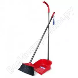 Совок + щетка с длинной ручкой vileda 137415