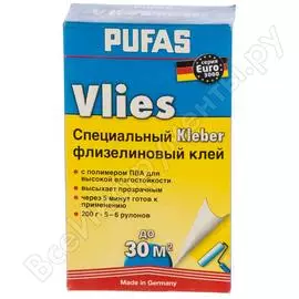Специальный флизелиновый клей Pufas тов-014379