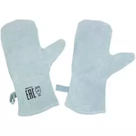 Спилковые двупалые рукавицы сварщика Optima