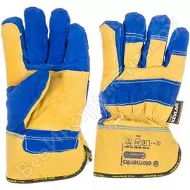 Спилковые комбинированные перчатки elementa expert sapphire handy kevlar (р.10) cs-208w-10