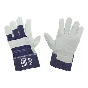 Спилковые комбинированные перчатки Оберон Ангара HBA-001