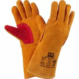 Спилковые краги Фабрика перчаток Сибирь КР-СП-КЕВЛ-PW-96