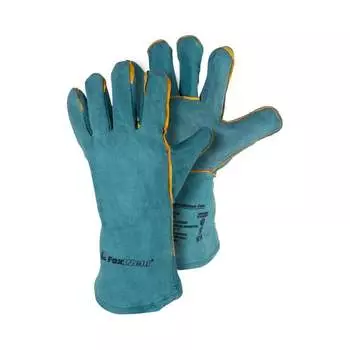 Спилковые краги Foxweld Грин 6114