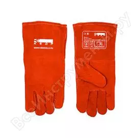 Спилковые краги Кедр