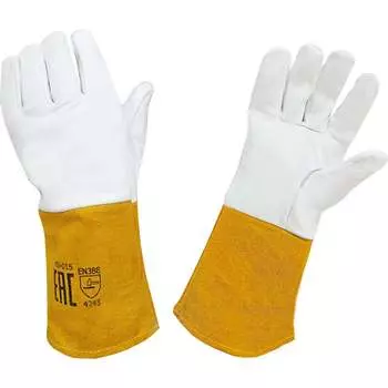 Спилковые пятипалые краги сварщика Оберон ARGO HBD-015