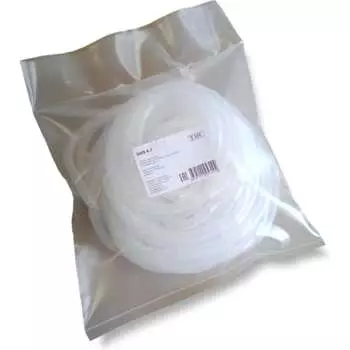 Спиральная пластиковая оплетка PARLMU SWB 10-5, полиэтилен, размер 10, бухта 8 m, цвет белый PR4500400