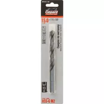 Спиральное сверло по металлу Gepard GP03151-169