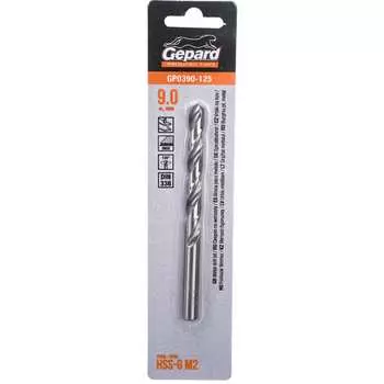 Спиральное сверло по металлу Gepard GP0390-125