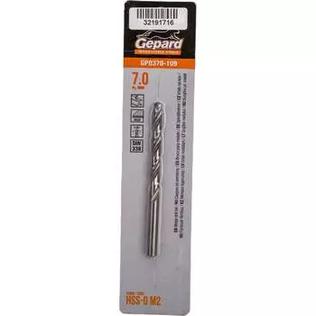 Спиральное сверло по металлу Gepard GP0370-109