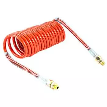 Спиральный пневматический соединительный шланг тягача с прицепом TopAuto