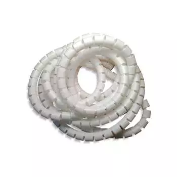 Спиральный защитный рукав PARLMU LXQ 22-2-k10, полиэтилен, размер 22, , цвет белый, длина 10 м PR4900400-10