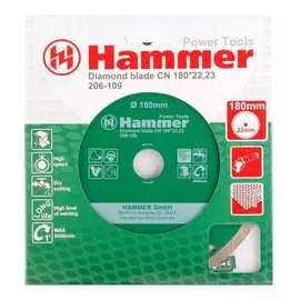 Сплошной диск алмазный по керамике Hammer Flex 206-109 30693