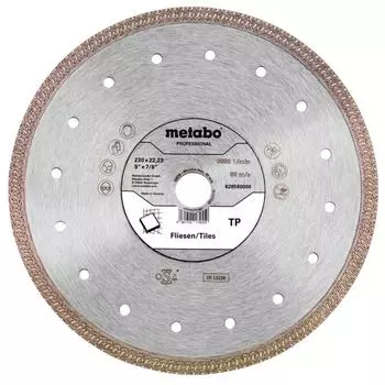 Сплошной круг алмазный по плитке Metabo