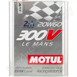 Спортивное моторное масло 300 v le mans 20w60 2л motul 104245