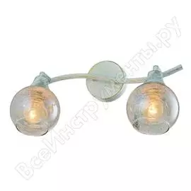 Спот rivoli 7013702 acate w2 белый с золотом е14 2х40w б0044759