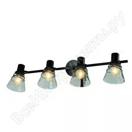 Спот rivoli adria w4 черный е14 4 40w б0044774