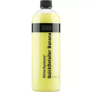Спрей-очиститель для быстрого ухода Shine systems QuickDetailer Banana SS460