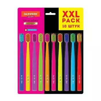 Средне-мягкие зубные щетки для взрослых и детей DASWERK 608215
