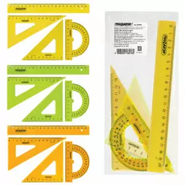 Средний чертежный набор Пифагор