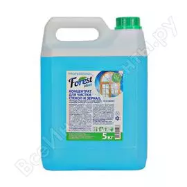 Средство для чистки стекол и зеркал forest clean концентрат 5 кг 310