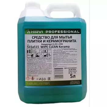 Средство для мытья плитки и керамогранита HIRVI WIPE CLEAN Kerama 515а515