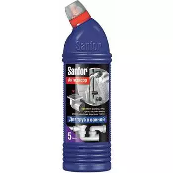 Средство для очистки канализационных труб в ванной SANFOR