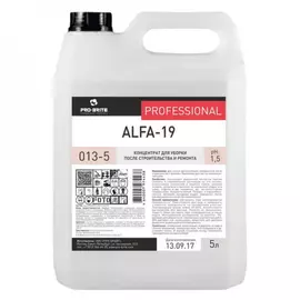 Чистящее средство для уборки после строительства PRO-BRITE ALFA-19 013-5 605263