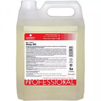 Средство для удаления технических масел, смазочных материалов и нефтепродуктов PROSEPT Duty Oil 125-5