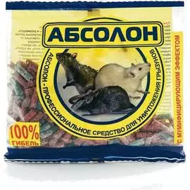 Средство от грызунов ООО Комус Абсолон АЛГП100 896220