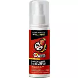 Средство от клещей и комаров ООО Комус Спрей-Репеллент №1 EXTREME 1365959