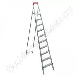 Десятиступенчатая стальная стремянка Biber 98110 тов-049516