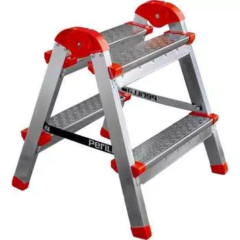 Стальная двухсторонняя стремянка Perilla ЯРУС 122402