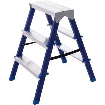Стальная двухсторонняя стремянка STAIRS ЛАЙТ 03 ступени CST203