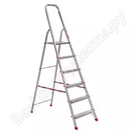 Стальная оцинкованная стремянка Алюмет ZZ 406