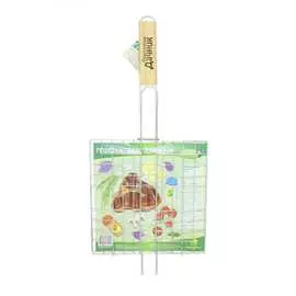 Стальная решетка для мяса Счастливый дачник