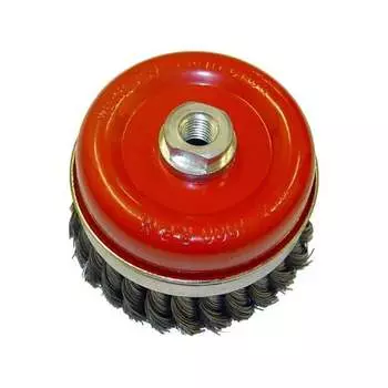 Стальная скрученная торцевая витая щетка для УШМ CNIC 6420