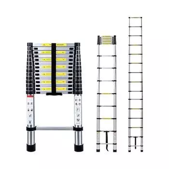 Стальная телескопическая лестница Алюмет ST 4.4