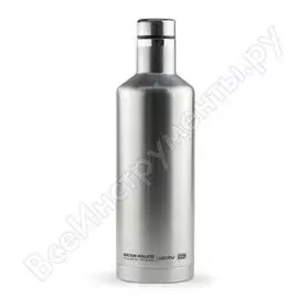 Стальная термобутылка asobu times square travel bottle 0.45 л, sbv15 silver