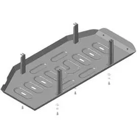 Стальная защита бак, Hyundai Staria c 2022 ООО Трио Сервис