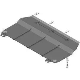 Стальная защита Д, КПП, Haval H2, V=1.5T, 2015-2020 ООО Трио Сервис