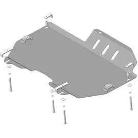 Стальная защита Д, КПП Nissan Murano V=3,5 2004-2008 ООО Трио Сервис