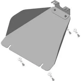 Стальная защита для БН Hyundai Staria, V=2,2D c 2022 г.в. ООО Трио Сервис