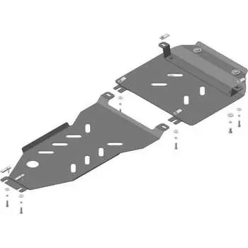 Стальная защита для Д, КПП, ГУР MB S320, W-220 1999-2002 ООО Трио Сервис