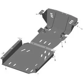 Стальная защита для ВАЗ 2121, 21213, 21214, Lada 4x4, Niva Legend ООО Трио Сервис