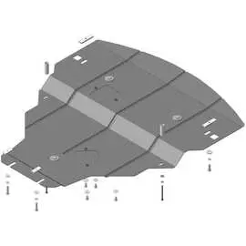 Стальная защита двигатель, Infiniti M 56S ООО Трио Сервис