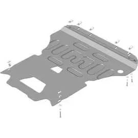 Стальная защита двигатель, КПП, Audi Q5 ООО Трио Сервис