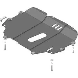 Стальная защита двигатель, КПП, Changan Eado 2013-2016 ООО Трио Сервис